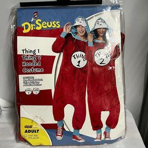 Thing 1 &Thing 2 Interchangeable Labels  Spirit Dr. Seuss     One Costume One Sz
